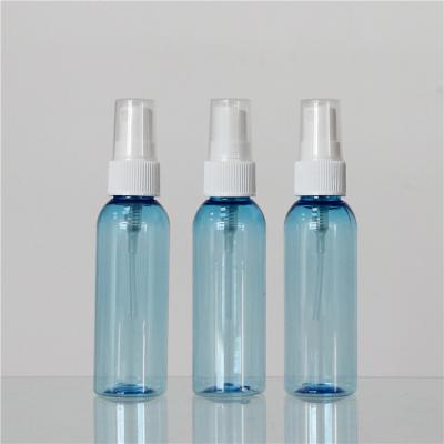 China Impresión plástica cosmética redonda blanca del OEM del rociador de la botella 60ml en venta