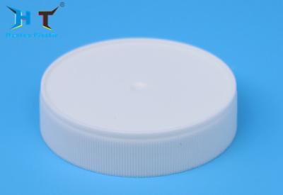 China 63/400 White Plastic Bottle Screw Caps , Screw Cap Lid No Obvious Odor for sale