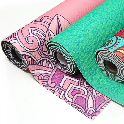 China Factory Supply Non-slip Printing PVC Yoga Mat Cheap Mat for sale