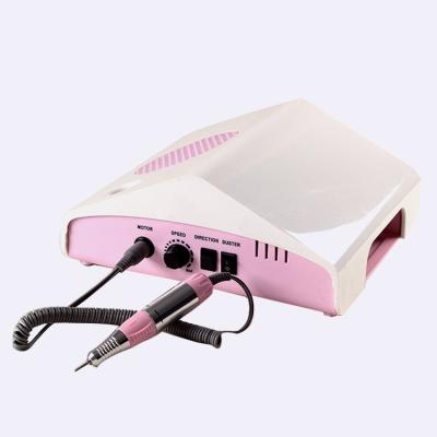 China Plastic Low Heat Easy Operated Professional Nail Drill With Nail Dryer for sale