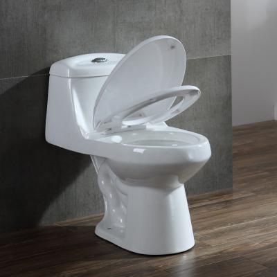 China Double-Flow Amazon Recommended Chinese Cheap European Types Siphonic One Piece Bathroom Ceramic WC Toilet for sale