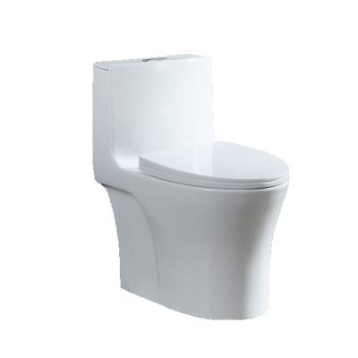 China Double-Flow Chinese Made Tornado R383 Flush Types Cheap Siphonic One Piece Bathroom Ceramic WC Toilet for sale