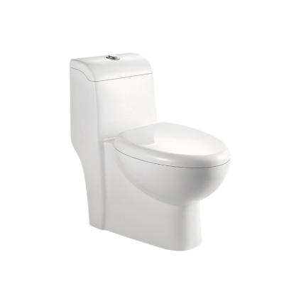 China Factory Price Wholesale Bathroom Double-Flow Toilets Ceramic Double Siphonic Wc School One Piece Flush Toilet for sale