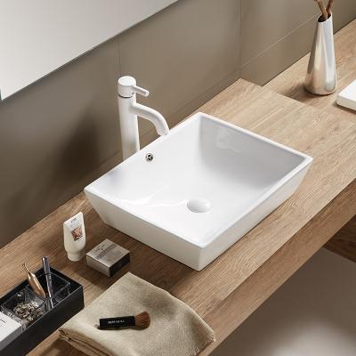 China High Grade China Art Washbasin Counter Ceramic Basin Modern Bathroom Sinks for sale