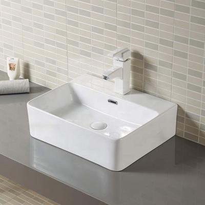 China Factory Price Modern Chinese Bathroom Vanity Ceramic Hand Wash Basin For Bangladesh for sale