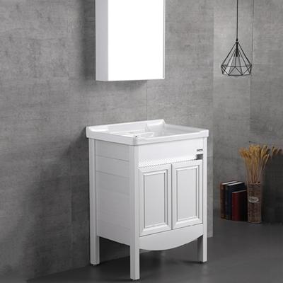 China Modern Bathroom Vanity With Combo Sink, Modern Design Floor Standing Vanity Set, Bathroom Sink Cabinet Set for sale