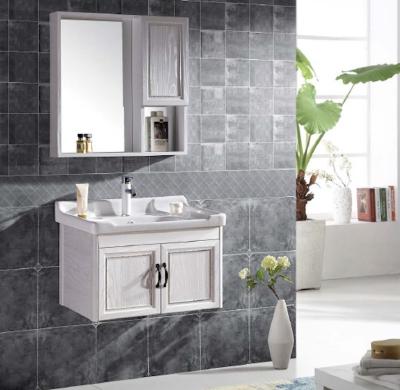 China Modern Customized Modern Bathroom Vanity Wash Basin Cabinet With Solid Surface Basin for sale