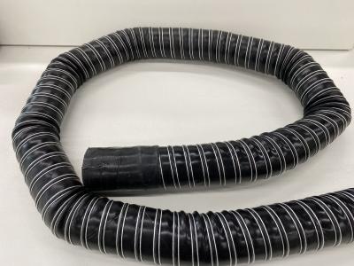 China manguera negra de la extracción del gas de soldadura de los accesorios del extractor del humo de 75m m en venta