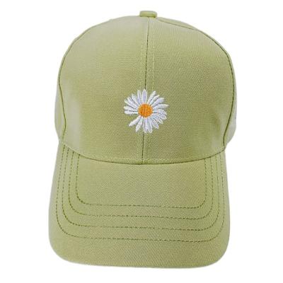 China breathable & Sports Breathable Baseball Cap 2022 Summer Flower Waterproof Embroidery Baseball Caps With Logo Professional Custom for sale