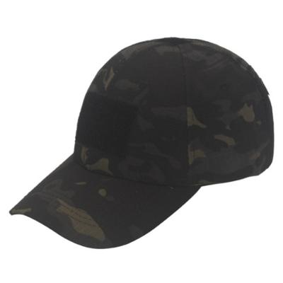 China COMMON Camouflage Hip Hop 6 Panel Custom Hat Fitted Brimless Baseball Cap for sale