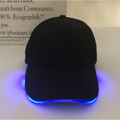 China JOINT Wholesale Customized Design Embroidered Denim Unisex Style Light Up Baseball Hat With Lights for sale