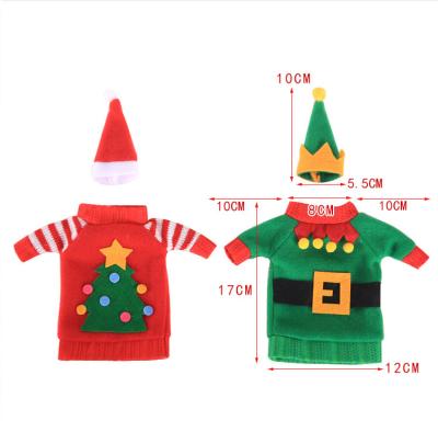 China Headwear Factory Direct Sale Christmas Novelty Mini Christmas Decorative Cotton Santa Hat for sale