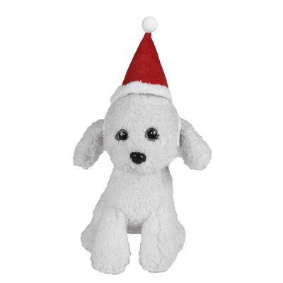 China Wholesale Mini Cotton Christmas Cute Santa Gift Headwear Pet Adjustable Rope Strap Hat for sale