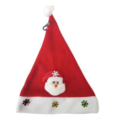 China New Popular Christmas Gift Unisex Supply Toy Decoration Santa Hats For Comfortable New Year Coating Holiday Parties for sale