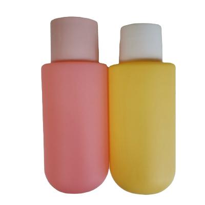 China Popular Personal Care Travel Bottle Set Container HDPE Plastic Bottle 50ml Lotion Container Screw Cap for sale