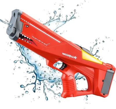 China Waterproof Amazon Hot Summer Outdoor Games Automatic Electric Toys Super Shooting Large Capacity Water Gun For Kids for sale