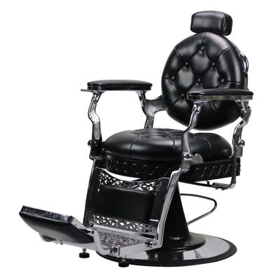 China Heavy-duty vintage barber chair classic barber chair for man for sale