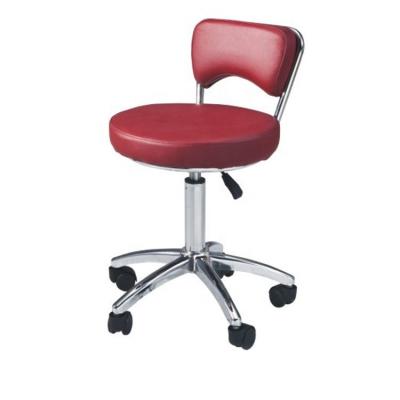 China Luxury Hair Salon Furniture Pedicure Stool Chair Technician Stool Chair With Wheels for sale