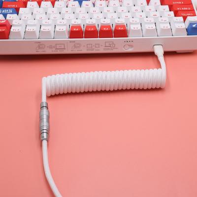 China multi function data transfer cable gx16 gx12 xlr yc8 aviator connector cable mini usb c coiled mechanical keyboard cable for sale