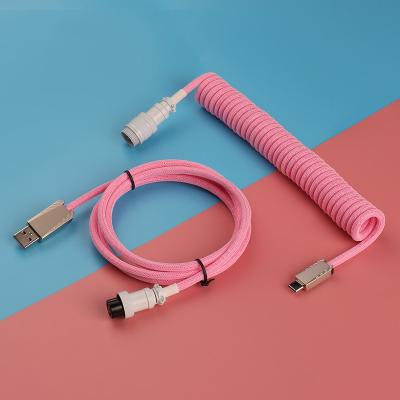 Κίνα Multi Function Data Transfer Cable Type C Cable Micro USB Flat Cable Nylon Filler String Stretch Cord For Gamer Keyboard προς πώληση