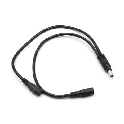 Китай Telecommunication 20CM 2.1mm DC 1 To 2 Extension Cable DC Splitter Power Cable продается