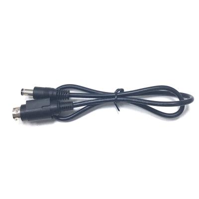 Китай Industrial DC Cable DC 5.5*2.1MM Straight Barrel Male Plug DC5525 DC5521 To 3 PIn Din Power Cable продается