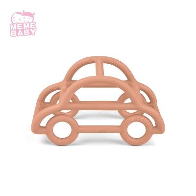 China Wholesale Non-Toxic Baby First Chew Teether BPA Free Silicone Anti Chew Foldable Free Fall Educational Toy for sale