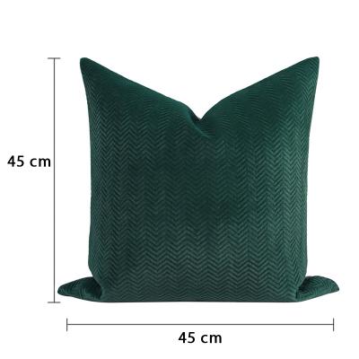 China Anti-static Abstract Decorative Square Cushion Cover Pillowcase Texture Lattice Sofa and Room Canvas Pillowcase for sale