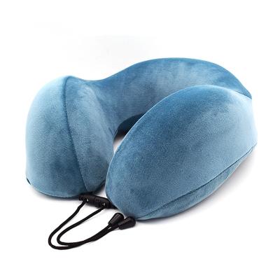 China Wholesale New Anti-Static Patent Memory Foam Folding Travel Neck Rest Pillow for sale