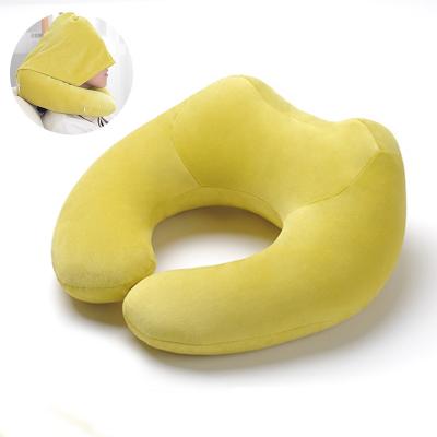 China PORTABLE Travel Pillow Memory Foam Neck Pillow Comfortable and Breathable Pillowcase Machine Washable for sale