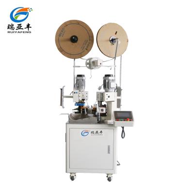 China AWG12-AWG28 Fully Automatic (Standard) Double Head Wire Strip Cutter Twist Terminal Crimp Machine for sale