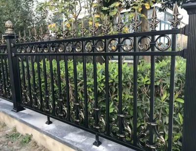 China Easily Assembled Residential Low Wall Galvanized Steel Protection Fencing For Apartment Building for sale