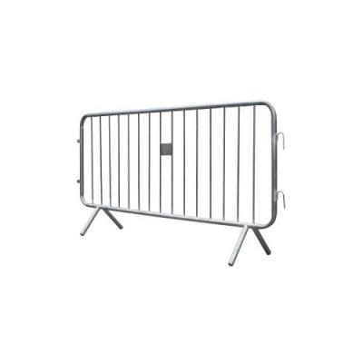 China Large Crowd Traffic Control Barrier Panel PVC Powder Coating Corrosion Resistant Galvanized Zinc Steel for sale