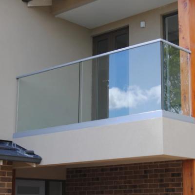 China Residential Apartment Balcony Safety Protection Fencing Easily Assembled Glass Fence for sale