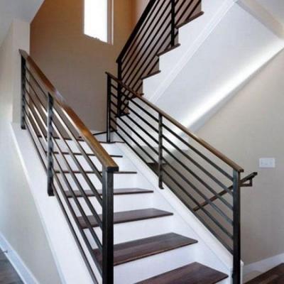 China Contemporary Indoor Metal Stair Railing Stair Railing Railing Safety Gate for sale