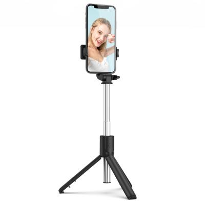 China Portable Flexible Handheld Wireless Tripod Selfie Stick, Mini Extendable Monopod Selfie Stick Holder For Phone Camera for sale