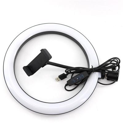 China Amazon PORTABLE 6 Inch Selfie Ring Fill Clip Light Up 3 Color LED Ring Light for Stand Tripod and Phone Holder for sale