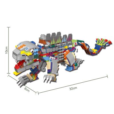 China 2021 Construction Toy XIPOO Building Toy KIDS Building Block Deformation Series Dinosaur Animal Toys For Kid for sale