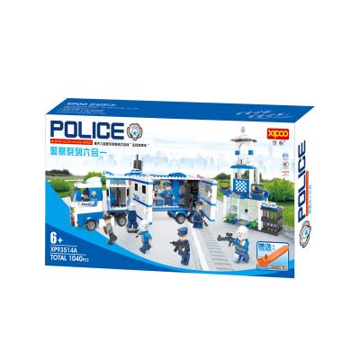 China Building Block Toy Amazon Hot Selling City Building Block Police Series Legoing Police Station Set Truck Toys For Boys Kids for sale