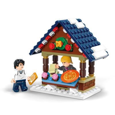 China 2021 Building Toy XIPOO Girl Series Bakery Legoing City Building Block Mini Food Toys Set Store Model Toys For Kid for sale