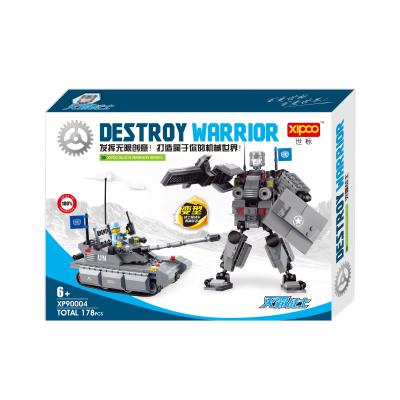 China 2021 Building Block Toy XIPOO Building Boy The Warrior Series Destroy Warrior Robots To Play Set Toys For Children Legoingly Educational Toys for sale