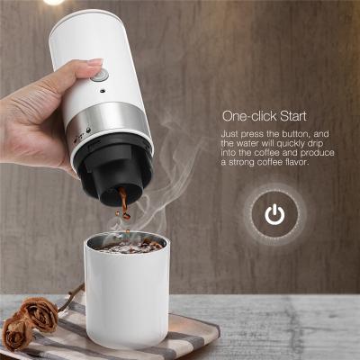 China PORTABLE IN CARRY Touch Screen Automatic 4 Cups Drip Electric Espresso Mini Household Coffee Bean Grinder for sale