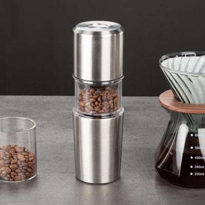 China Car mini lithium battery home grinder bean grinders, conical burr espresso electric coffee grinder for sale