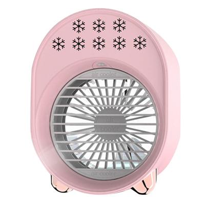 China Portable Electric Mini Air Cooler Table Fan USB Fan Portable Water Spray,Cute Air Cooler Treatment Fan Adding Water for sale