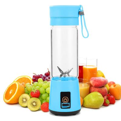 China Factory Price Mini Smoothie Easy Handling Ice Crush Portable Refillable Juice Fruit Blender 380ml for sale