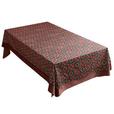 China Other New Nordic Quilted Velvet Tablecloth Household Dutch Tablecloth for sale