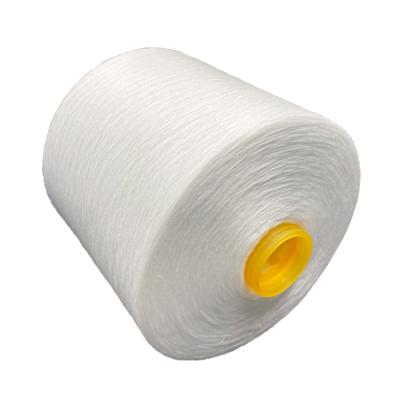 China Fancy Yarn TUTON China Textiles Raw White 100% Polyester Spun In Dye Tube Sewing Thread for sale