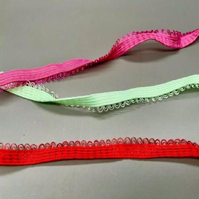 China Various Colors TUTON Tooth Elastic Band High Quality Elastic Picot Band For Girl's Wear for sale