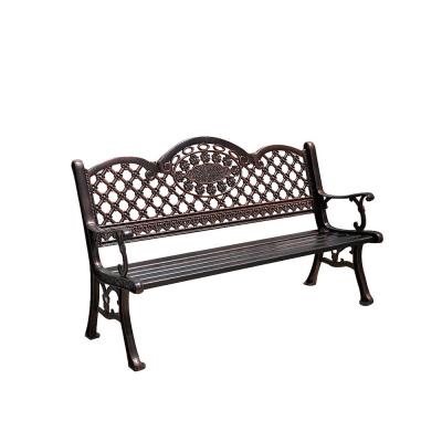 China Modern High Quality Modern Outdoor Stylish Park Bench Garden Bench Garden Chair Park Furniture Cast Aluminum Back Chair for sale