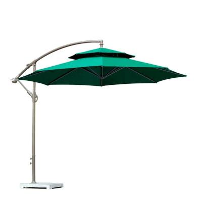 China Modern Outdoor 2.5M* 3M Cantilever Patio Umbrellas Bases Banana Parasol Garden Umbrella for sale